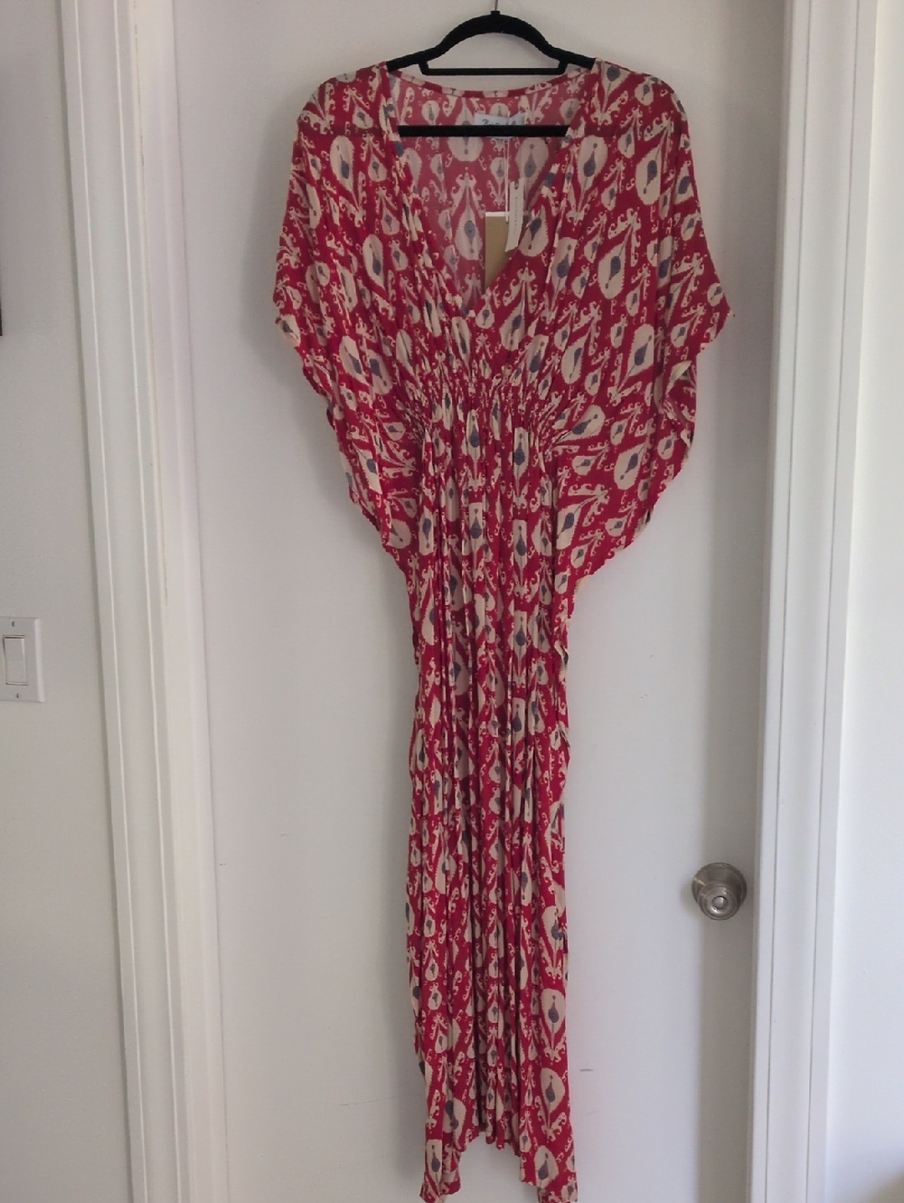 Red Caftan From Anthropologie